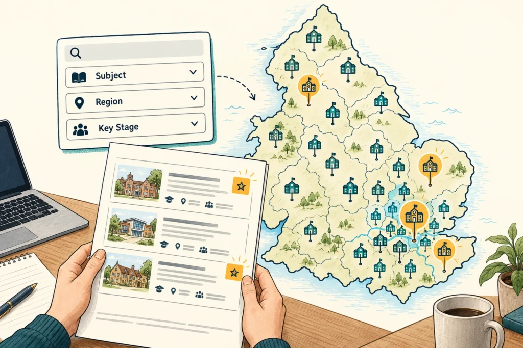 Finding Teaching Jobs in Schools Across England