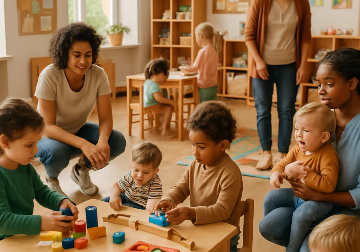 Early Years teaching in a UK classroom